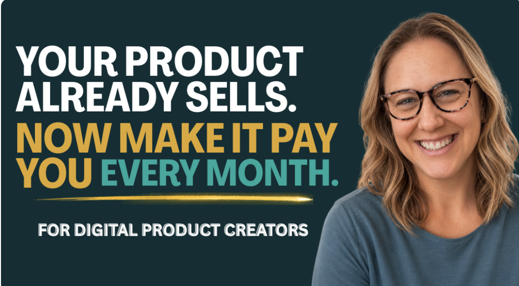 The Sweatpants CEO — your product already sells, now make it pay you every month